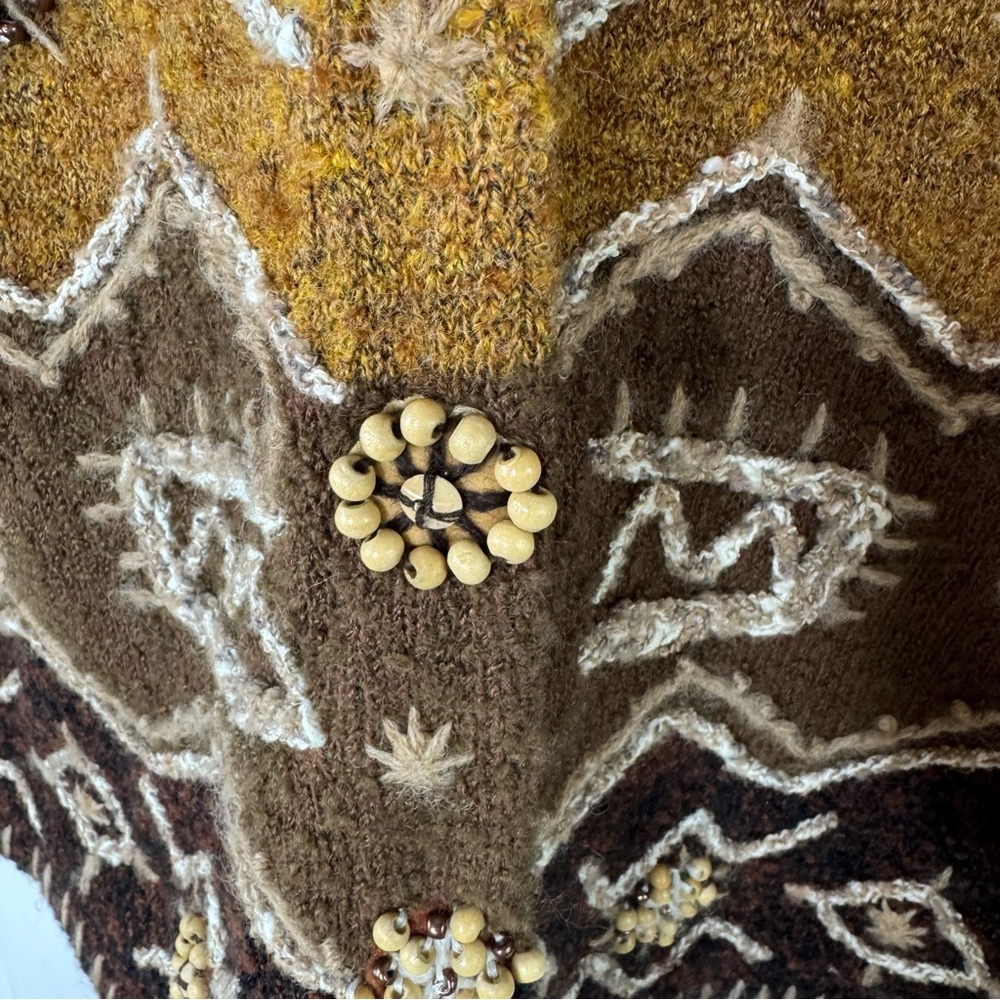 Vintage Design Options by Phillip & Jane Gordon Desert Southwest Cardigan - Picture 3 of 8